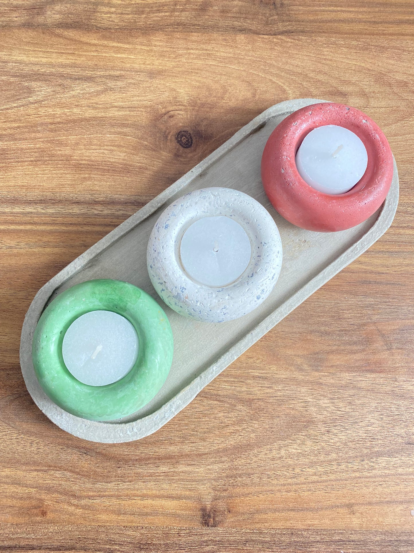 Set de portavelas Bora